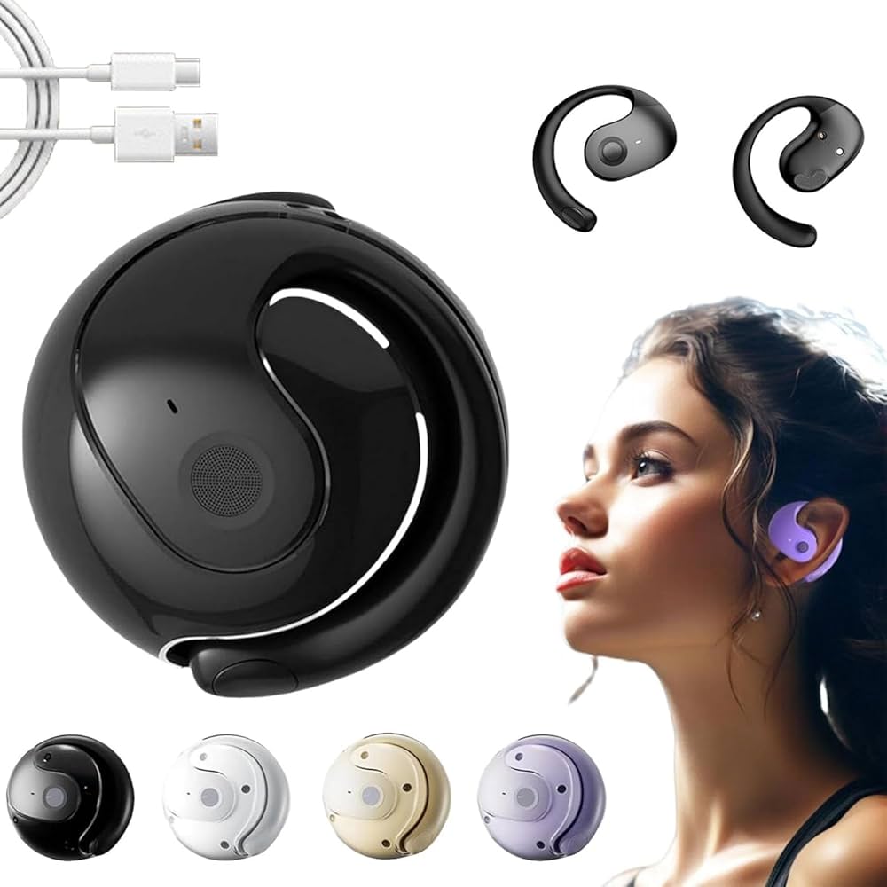 Audífonos Bluetooth OWS T2™ Open Ear | ¡Rompe la barrera del idioma! Traduce más de 100 idiomas en tiempo real con IA. Perfectos para viajes, negocios y reuniones. Incluyen asistente de voz + 🎁 APP GRATIS.