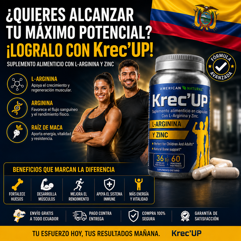 AlturaMax Pro Krec’Up™: Ayuda a Potenciar el Crecimiento de Forma Natural en Solo 2 Meses
