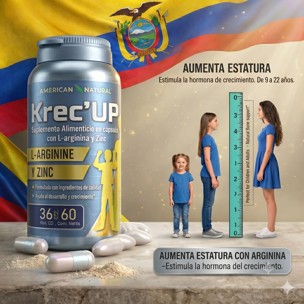AlturaMax Pro Krec’Up™: Ayuda a Potenciar el Crecimiento de Forma Natural en Solo 2 Meses