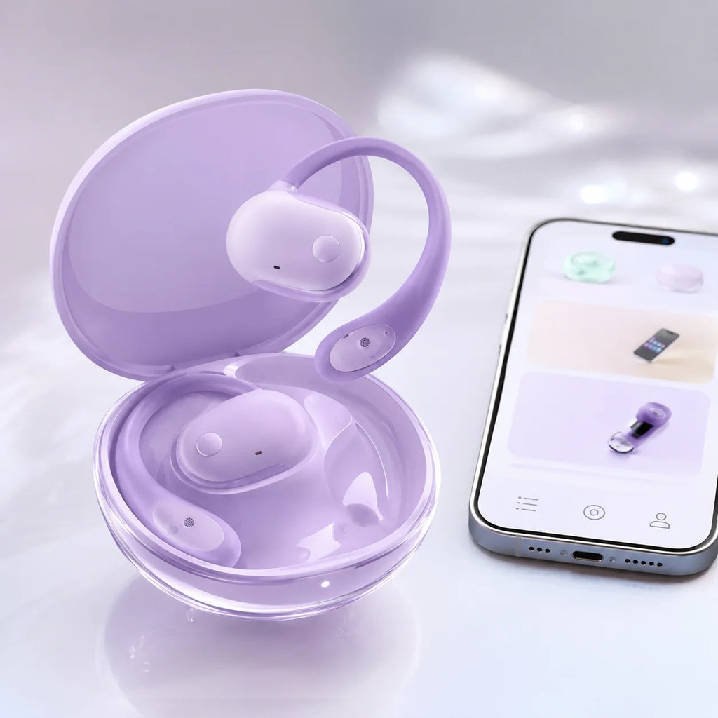 Audífonos Bluetooth OWS T2™ Open Ear | ¡Rompe la barrera del idioma! Traduce más de 100 idiomas en tiempo real con IA. Perfectos para viajes, negocios y reuniones. Incluyen asistente de voz + 🎁 APP GRATIS.